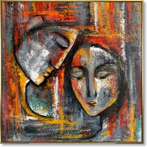 0506-0079518-a-SILENT CONNECTION a striking original painting that captures the essence of human connection Artwork 12-Month Warranty MSRP 1510.84 Our Price 954.21