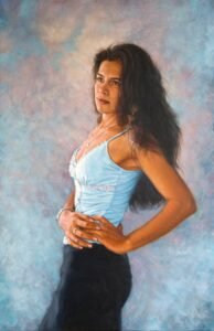 0524-0260000-a-Claudia by William White Oil 60cm x 40cm AW-2943891